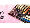 PINK DISSIPATIVE BAG ESD WITH ZIP LOCK 100 x 150 MM IN KIT OF 100