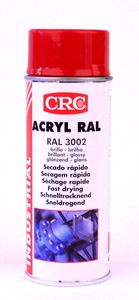 CRC ACRYL RAL 3002 CARMINE RED IN 400 ML AEROSOL