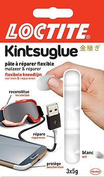 LOCTITE KINTSUGLUE WHITE IN BLISTER 3 x 5 GR