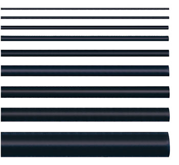 PLIOFINE B-EX 3800 BLACK IN LENGTH OF 1,22 M