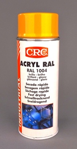 CRC ACRYL RAL 1004 GOLD YELLOW IN 400 ML AEROSOL