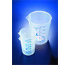 AZLON TAPERED BEAKER BPB0025P POLYPROPYLENE PRINTED GRADUATIONS