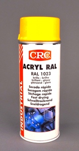 CRC ACRYL RAL 1023 TRAFFIC YELLOW IN 400 ML AEROSOL