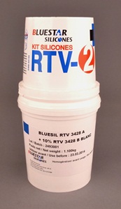 BLUESIL RTV 3428 WHITE IN 1.1 KG KIT