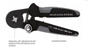 MECATRACTION KEB16L CRIMPING TOOL