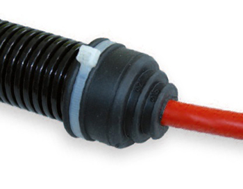 PLIOWELL REC 16 BLACK NOZZLE FOR CORRUGATED FLEXIBLE CONDUIT