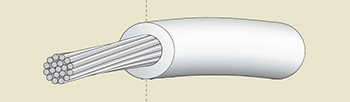 KZ 04 01 GREEN AWG32 0,034 MM² ( ET 3207 ) IN ROLL OF 250 M