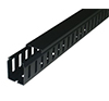 CABLE TRUNKING GF-A7/5 BLACK 75 x 100 WITH SLOT IN LENGTH 2 M
