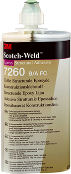 3M 7260 FC B/A BLACK IN 400 ML CARTRIDGE