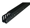 CABLE TRUNKING GF-DIN-C-A12/8 BLACK 37,5 x 25 WITH SLOT IN LENGTH 2 M